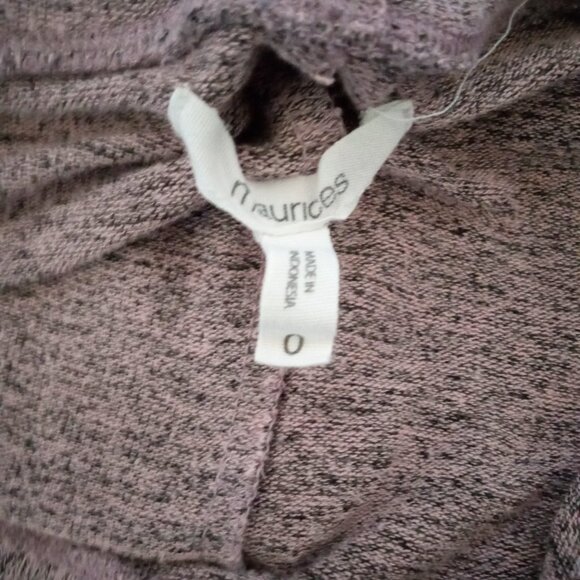 Maurices Hooded Semi Sleeveless Maroon Shirt - Picture 5 of 5